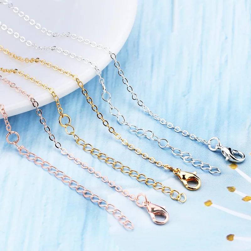 Women's Copper Aberdeen Box Chain Necklace | 3 Colors Box Chain Necklace Qme