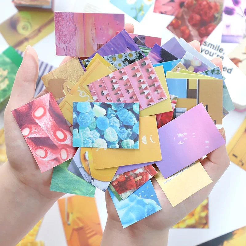Vintage Landscape Scrapbooking Stickers | Washi Paper Craft Set Decorative Craft Stickers Qme