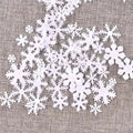 100pc Mixed Felt Snowflake Applique Patches – DIY Craft Stickers Felt Applique Patches Qme Random mixed
