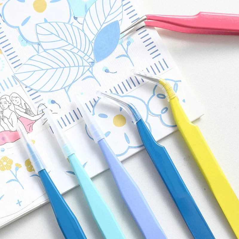 Kawaii Macaron Tweezers – 14 Designs Cute DIY Craft Tool DIY Craft Tweezers Qme