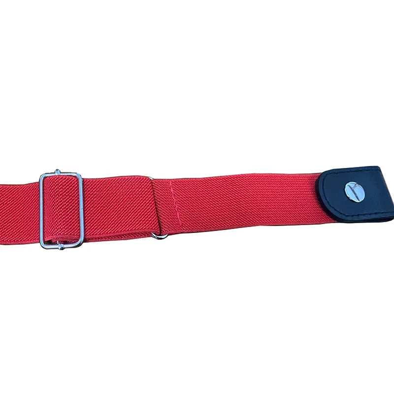Women's Buckle-Free Elastic Stretch Belt for Jeans & Pants Elastic Waist Belt Qme