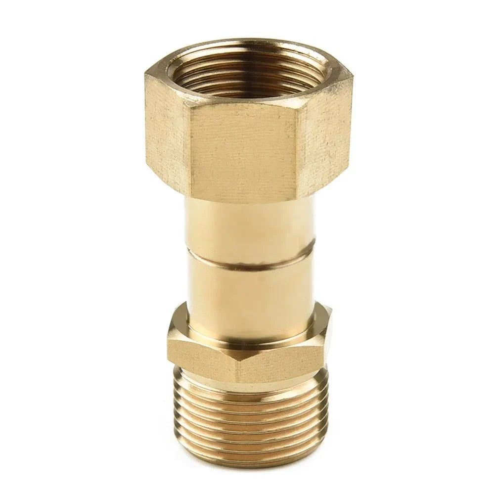 Brass Pressure Washer Swivel Joint Connector – M22 Thread Hose Swivel Connector Qme