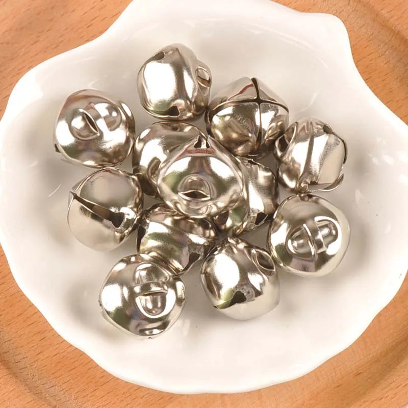 Gold & Silver Mini Jingle Bells for DIY Crafts & Party Decor Craft Bell Embellishments Qme