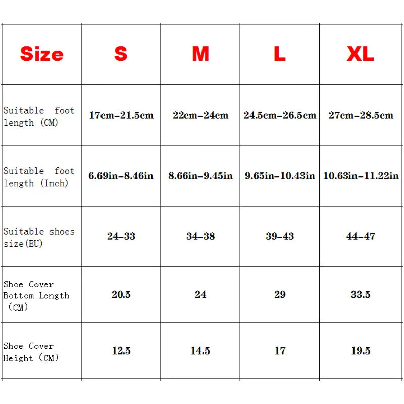 Reusable Waterproof Shoe Covers with Zipper – Men & Women Waterproof Shoe Covers Qst
