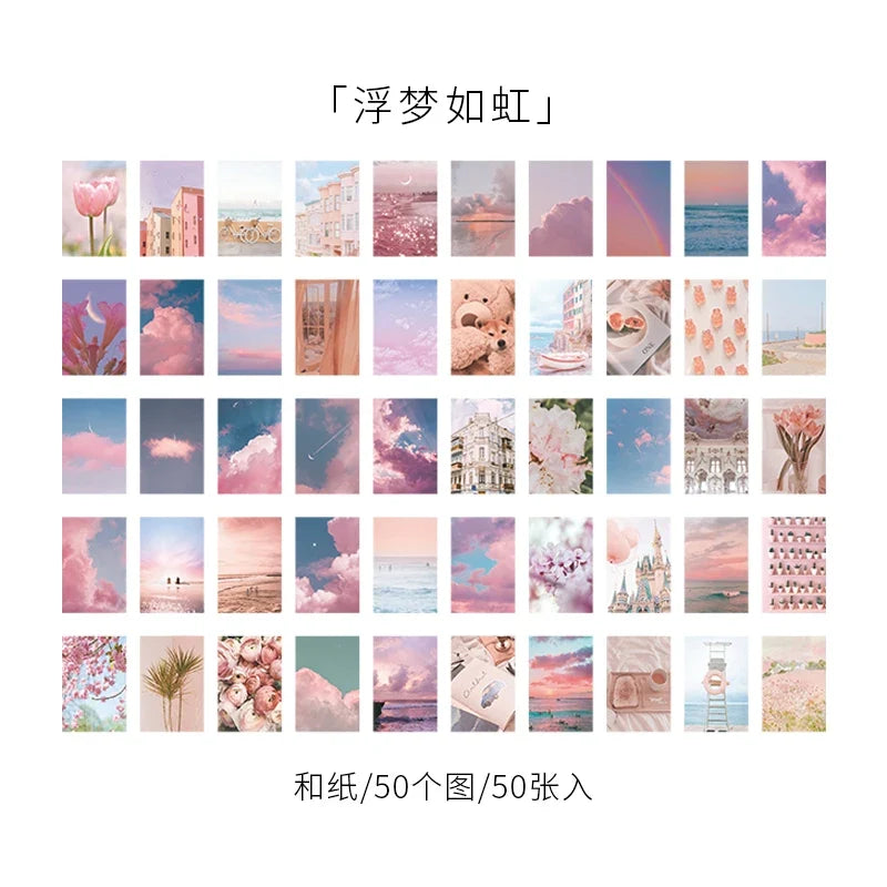 Life Scenery Scrapbooking Deco Stickers – Journal & Craft Decorative Stickers Qme 3