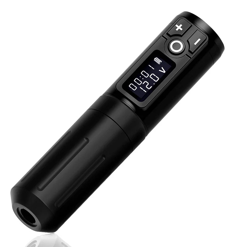 Wireless Coreless Motor Tattoo Machine Pen | Fast Charging Wireless Tattoo Machine Qme Black pen