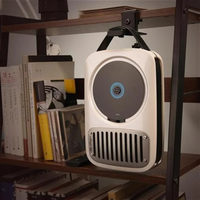 Retro Wall-Mounted Bluetooth Speaker | CD Player Style Bluetooth Speaker Qst