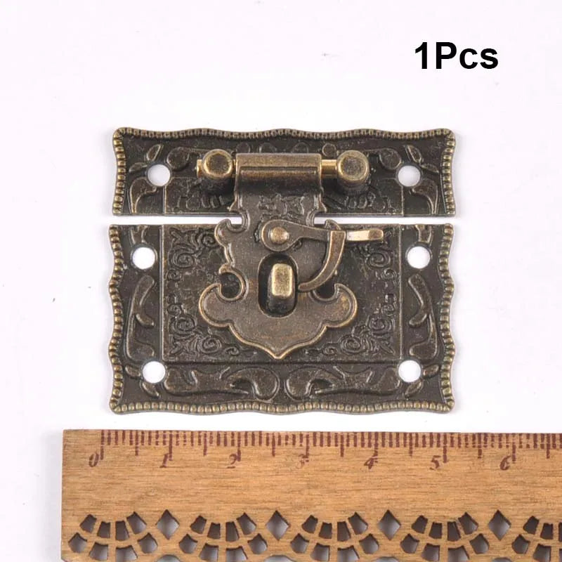 Vintage Brass Latch Hook for Jewelry & Wooden Boxes | 8 Colors Decorative Box Latch Qme 1pcs 1