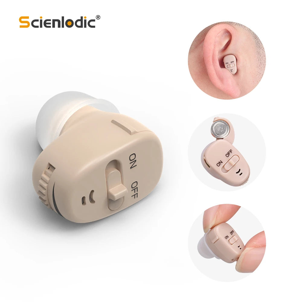 XceeFit ITE Mini Digital Hearing Aid – Sound Amplifier Digital Hearing Aid Qst