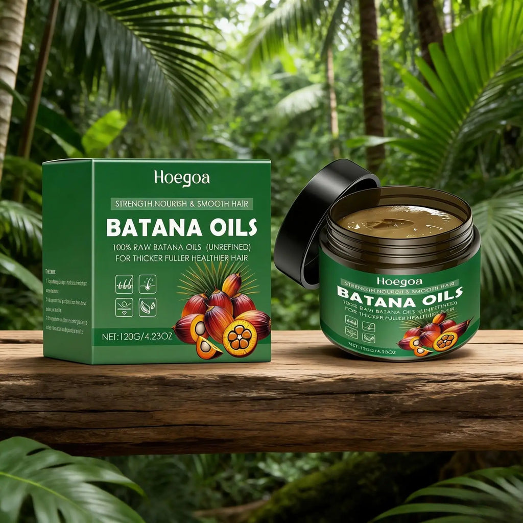 HOEGOA Batana Oil Hair Mask – Deep Moisture & Repair 120g Hair Mask Treatment Qst 120g Boxed