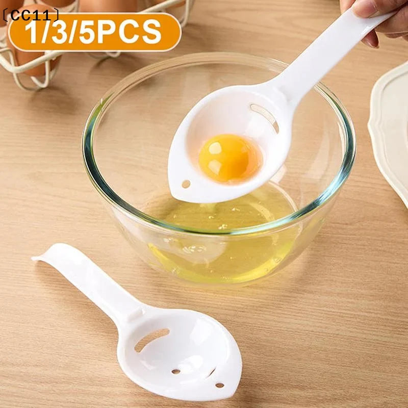Extended Handle Egg White Separator & Yolk Filter Tool Egg Separator Tool Qme