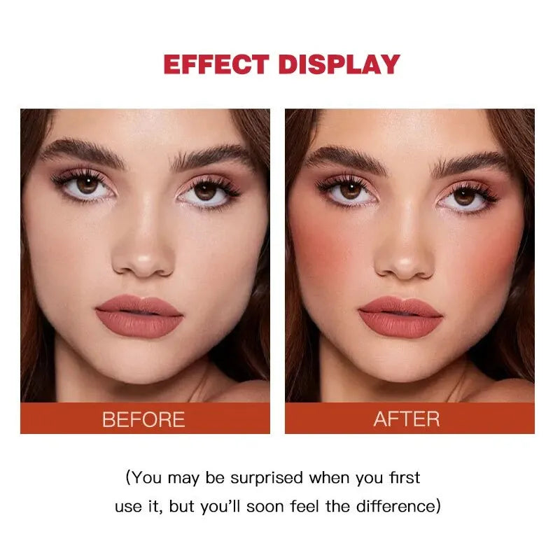 Cream Rouge Matte Stick Blusher | 6 Shades | Qme Powder Blush Stick Qme