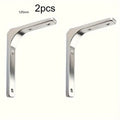 Heavy Duty Stainless Steel L-Shape Floating Shelf Brackets Shelf Brackets Qme 125mm