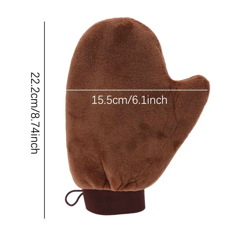 Reusable Fingerless Self-Tanning Glove for Lotion & Mousse Self-Tanning Applicator Qme