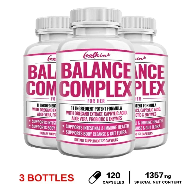 Women's Balance Complex – Probiotics for Digestion & Immunity Probiotic Supplement Qst 120 Capsule-3bottles