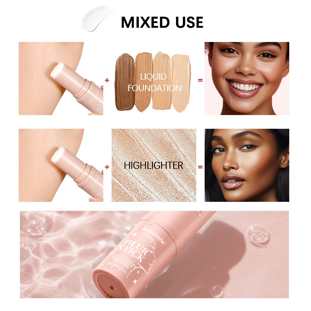 Lakerain Invisible Pore Primer Stick – Matte Face Primer Face Primer Stick Qst