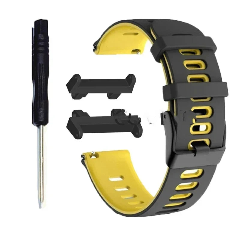 Silicone Sport Watch Band for Amazfit T-Rex 3/2/Pro – 17 Colors Silicone Watch Band Qme