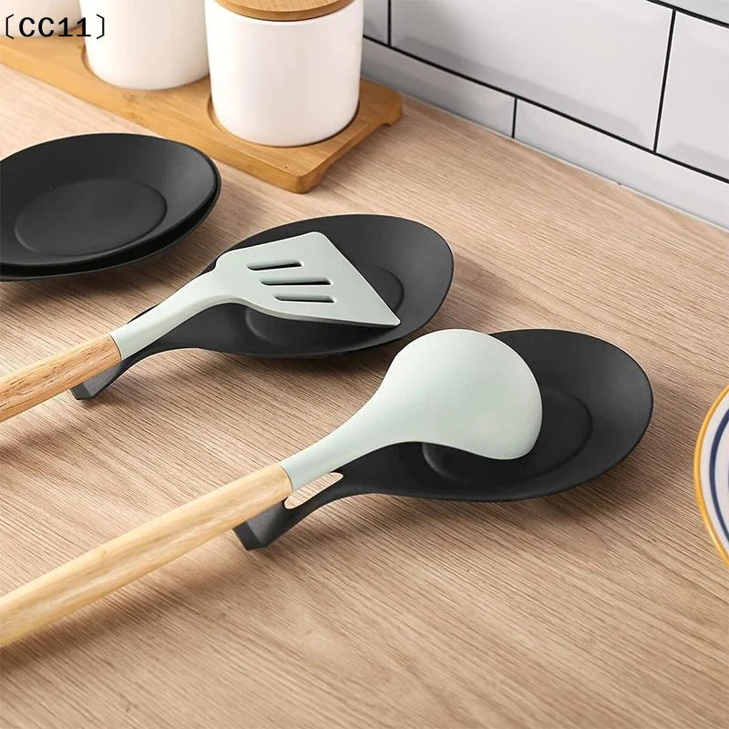 Large Ceramic Spoon Rest – Heat-Resistant & Dishwasher Safe Ceramic Spoon Rest Qme