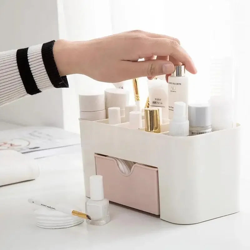Nordic Multi-Layer Makeup & Jewelry Drawer Storage Box Cosmetic Storage Box Qme