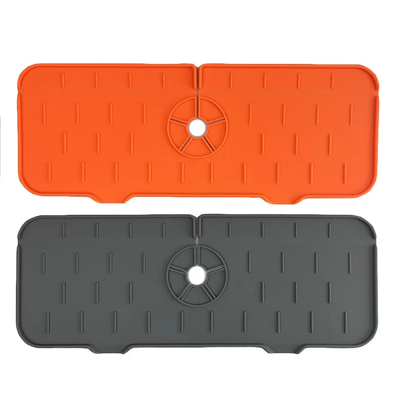 Silicone Sink Splash Guard & Faucet Absorbent Mat | 4 Colors Sink Splash Guard Qme