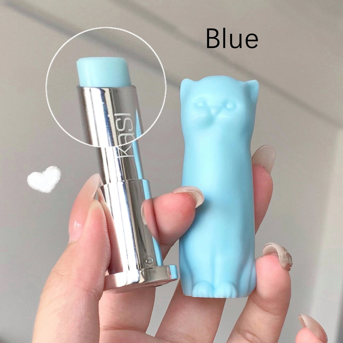 Milk Cat Care Moisturizing Lipstick – 5 Shades, Long-Lasting Moisturizing Lipstick Qme Blue