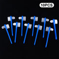 10-Pack Retainer & Denture Cleaning Brush – Double-Sided Denture Cleaning Brush Qst Blue