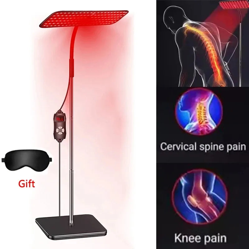 25W Red Light Therapy Panel 660nm 850nm with Adjustable Stand Red Light Therapy Panel Qst