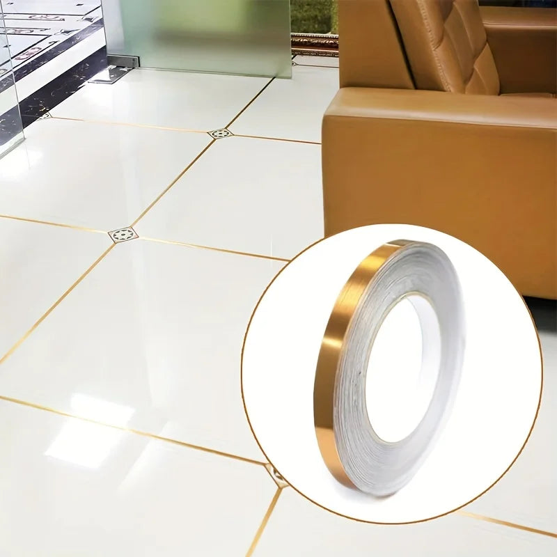 Waterproof Self-Adhesive Tile Floor Seam Strip | 1 Roll Floor Seam Strip Qme