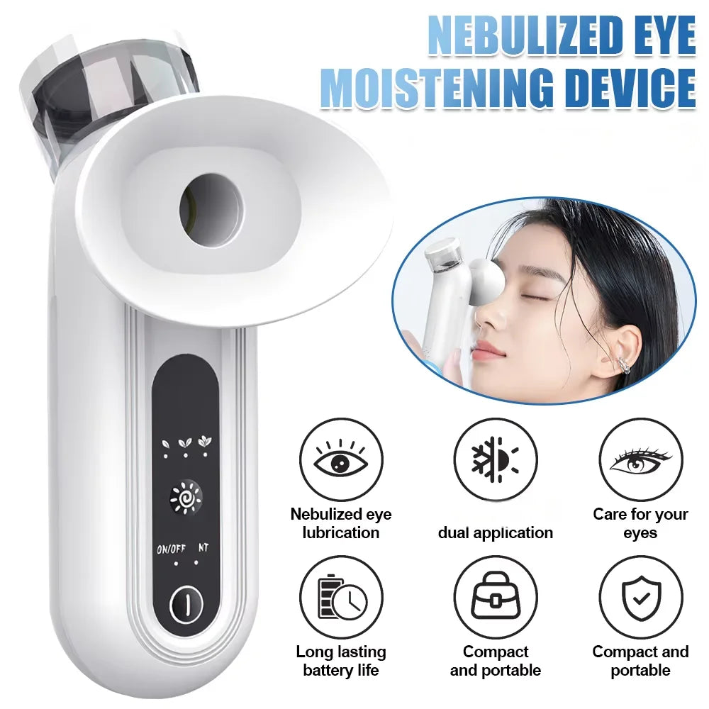VIMYSHOW 2-in-1 Eye Mist Steamer & Portable Facial Hydrator Eye Mist Steamer Qst