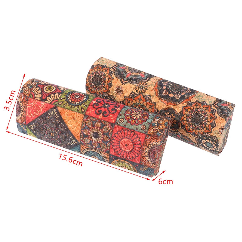 Japan Retro Cork Magnetic Glasses Case – Unisex Eyewear Box Eyeglass Case Qst