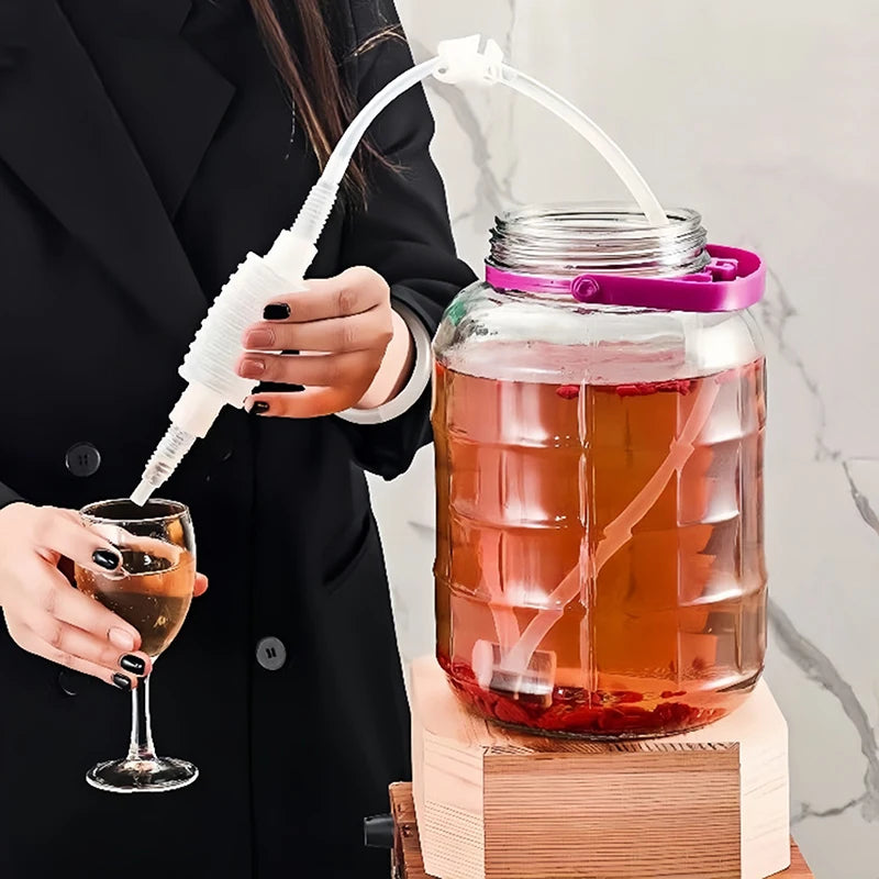 Food-Grade Brewing Siphon Hose 1.6m – Beer & Wine Transfer Kit Brewing Siphon Kit Qst