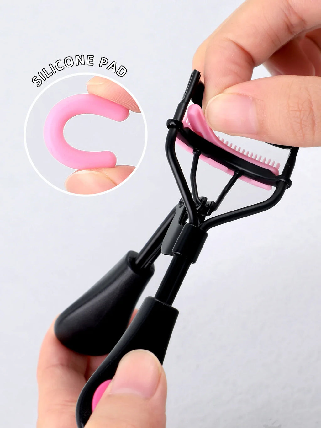 Stainless Steel Eyelash Curler & Comb | Long-Lasting Lift Eyelash Curler Qme