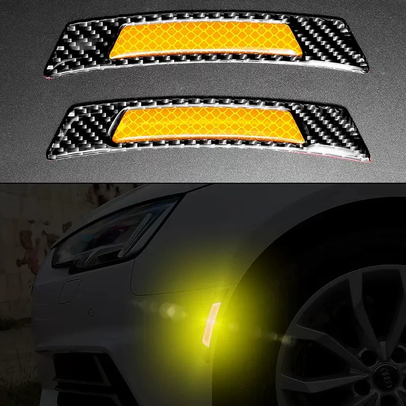 Car Reflective Stickers – Scratch Cover & Style Upgrade Car Reflective Sticker Qme Yellow