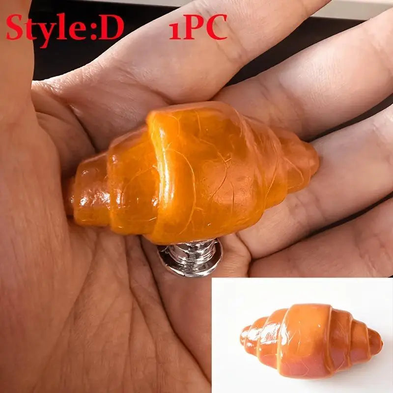 Bread-Shaped Cabinet Door Handle | Cute Kitchen Drawer Knob Cabinet Door Knob Qme A4
