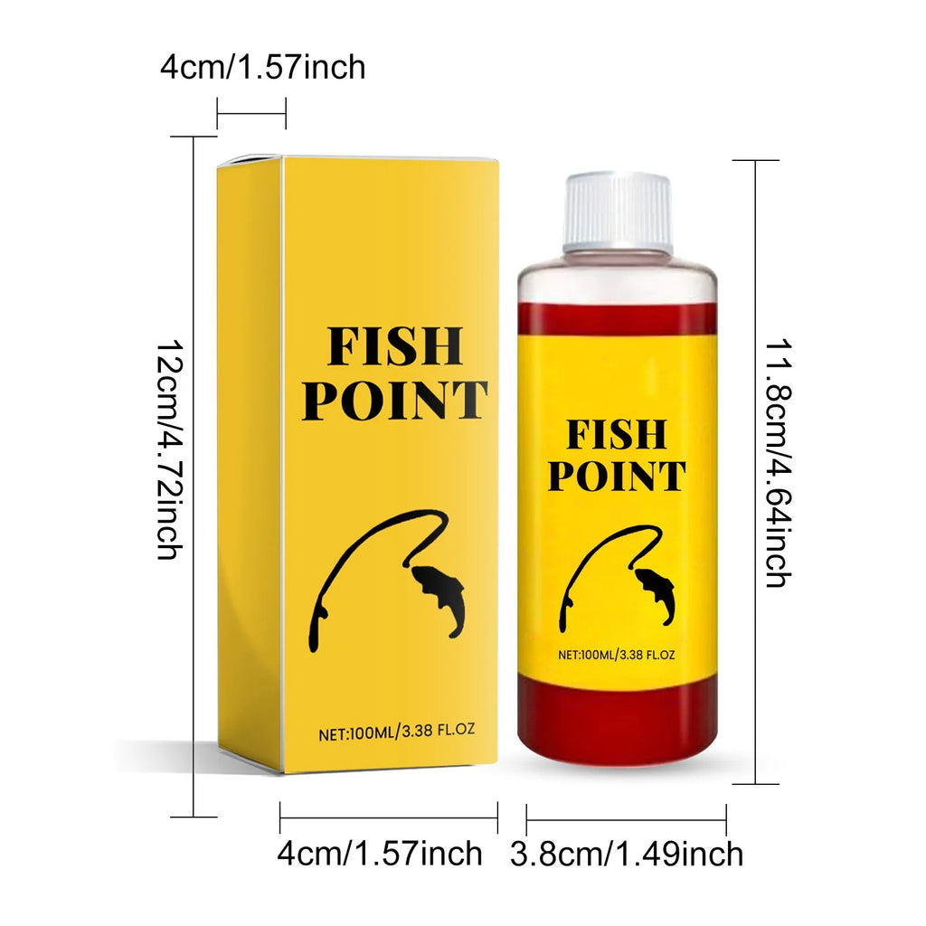 Wild Fish Attractant Nutrient Bait Additive – Fishy Flavor 100ml Fishing Bait Attractant Qme