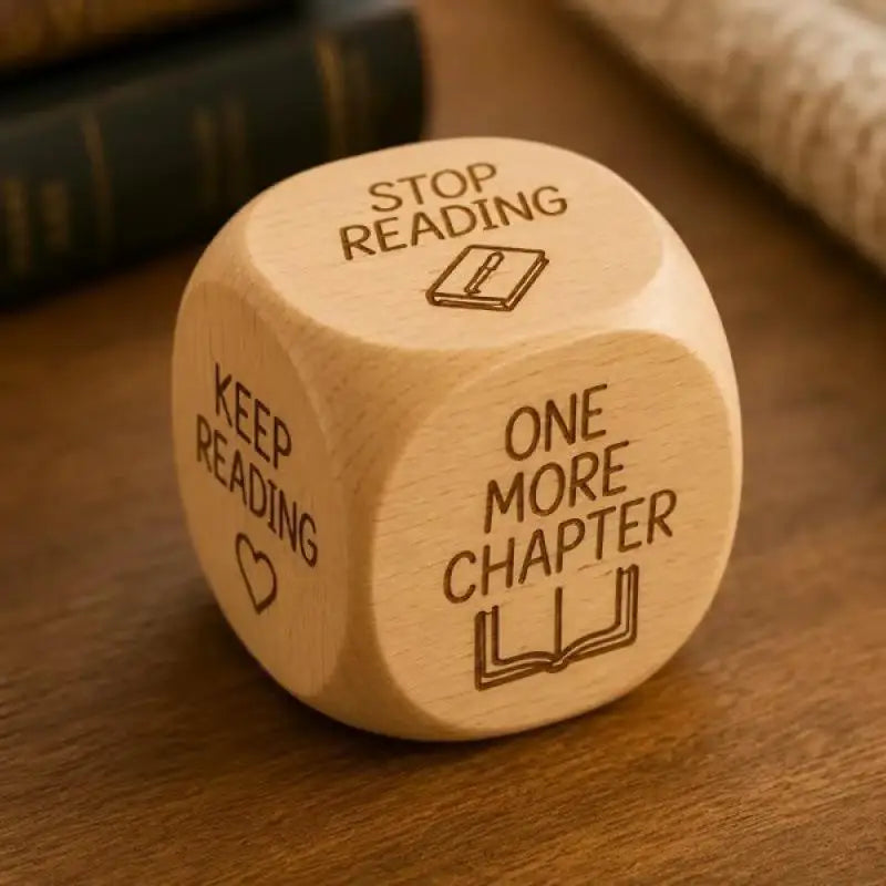 Wooden Decision Dice for Quilting, Sewing & Book Lovers Novelty Craft Dice Qme StyleG