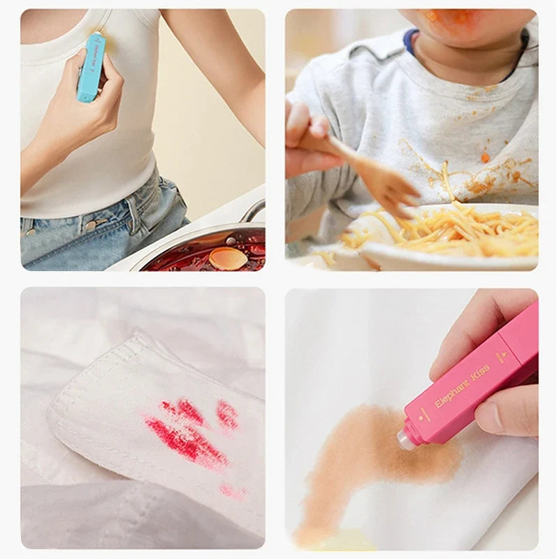 White Clothes Stain Remover Pen – Portable Degreasing Pen Stain Remover Pen Qme
