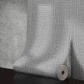 3D Foam Linen Self-Adhesive Waterproof PVC Wall Sticker Panels Peel & Stick Wallpaper Qme C 1pcs 50cmX10m