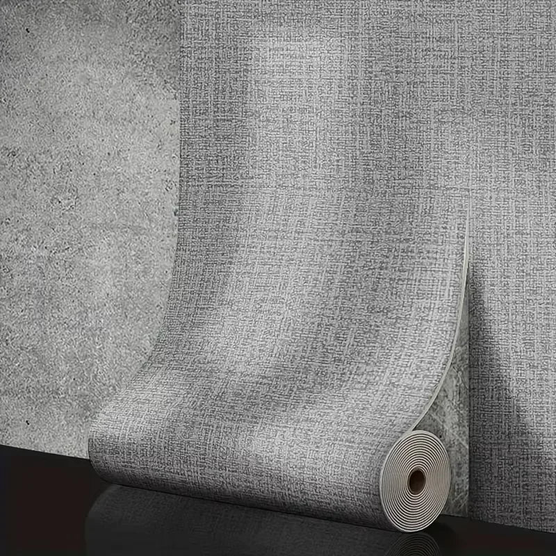 3D Foam Linen Self-Adhesive Waterproof PVC Wall Sticker Panels Peel & Stick Wallpaper Qme C 1pcs 50cmX10m