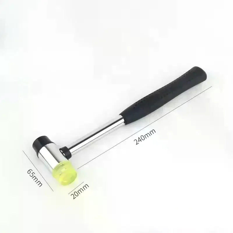 Double-Sided Rubber Mallet | Nylon & Rubber Head DIY Tool Rubber Mallet Qme