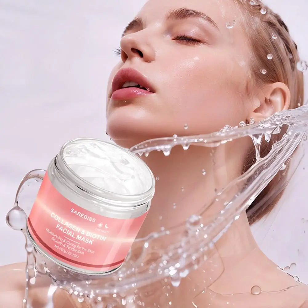 Collagen Night Wrapping Peel-Off Face Mask – Deep Hydration Overnight Face Mask Qme