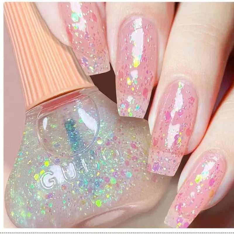 Qme 45-Color Quick-Dry Oil-Based Nail Polish – 12ml Nail Polish Qme