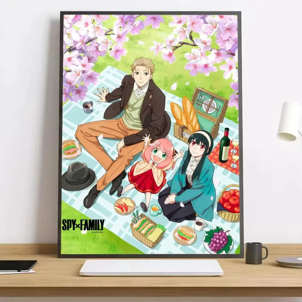 Spy x Family Anya HD Canvas Poster – Anime Wall Art Decor Anime Canvas Poster Qst