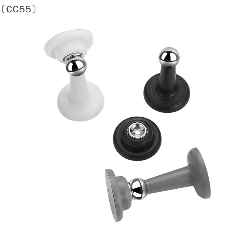 Stainless Steel Magnetic Door Stopper – Wall & Floor Mount Magnetic Door Stopper Qst