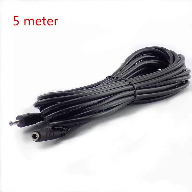 DC Power Extension Cable 3.5mm×1.35mm Female to Male 5V 2A DC Power Cable Qme 5meter