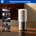 Bincoo Electric Burr Coffee Grinder – Portable Bean Mill Electric Coffee Grinder Qst White 1pc
