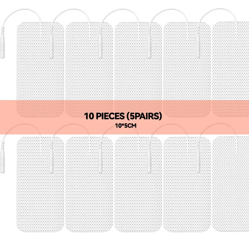 TENS EMS Electrode Pads – Self-Adhesive Replacement Patches Electrode Replacement Pads Qst L 10PCS