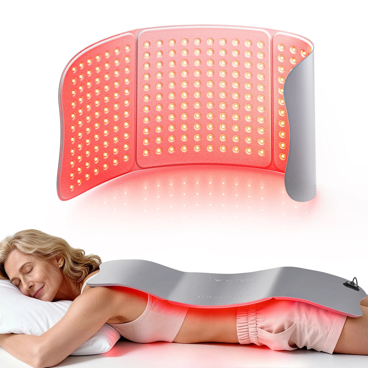 Hello Face L7 792 LED Red Infrared Light Therapy Pad 660nm 850nm Red Light Therapy Pad Qst