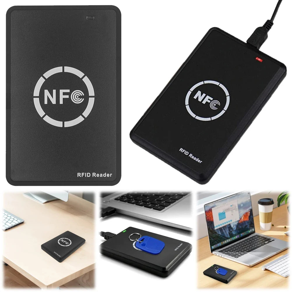 RFID Card Copier 125KHz & 13.56MHz NFC Tag Duplicator RFID Card Duplicator Qme