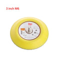 Rubber Sanding Disc Backing Pad M6 M8 for Pneumatic Sander 2–5" Sanding Backing Pad Qme 3 inch(M6)